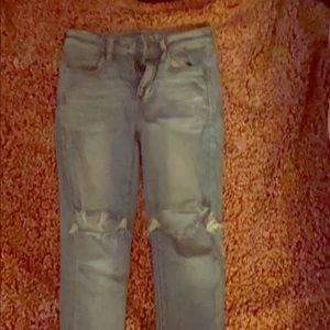 American eagle high waste skinny jeans